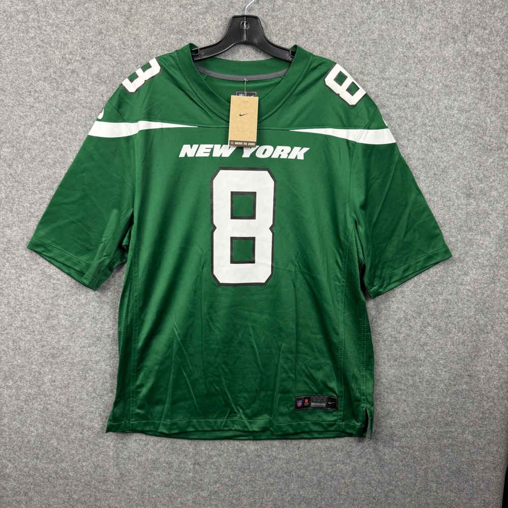 Nike NFL New York Jets Aaron Rodgers 8 Jersey Green Mens XL New With Tags